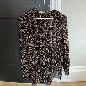 Leopard print blouse